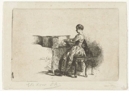 Girl at the piano