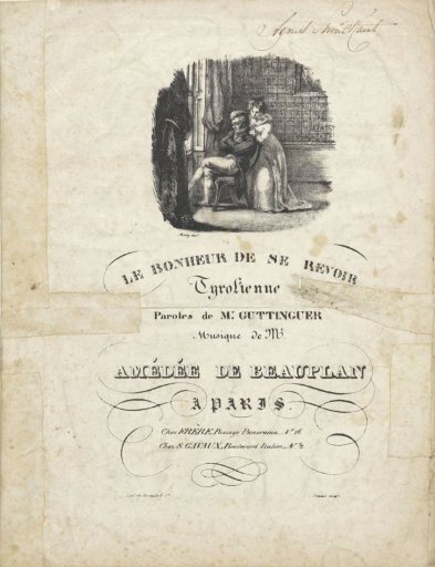 Music Sheet: Le Bonheur de se Revoir