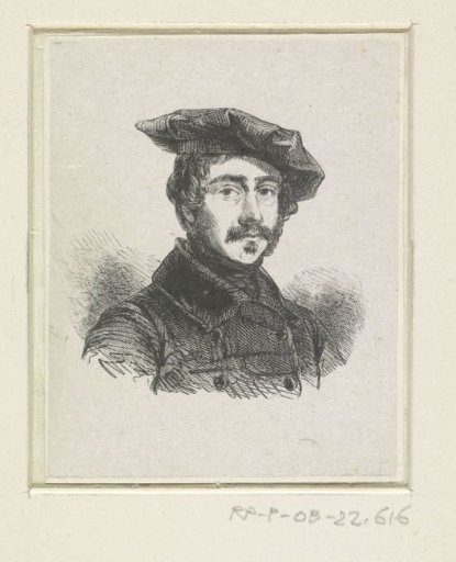 Portrait of Marinus Adrianus Koekkoek