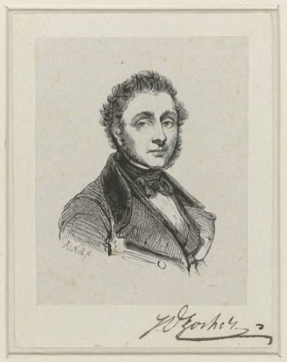 Portrait of Johan David Zocher