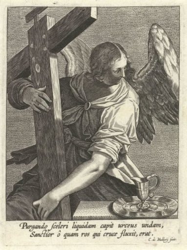 Angel with Cross and Basin