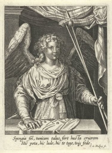 Angel with Spear, Sponge and Dice