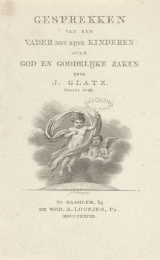 Title page for: J. Glatz, Conversations of a Father with his Children, 1828