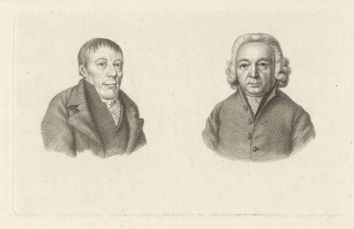 Portraits of Paulus van Hemert and Jean Henri van Swinden