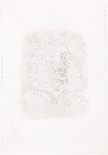 Man in armour before a pope