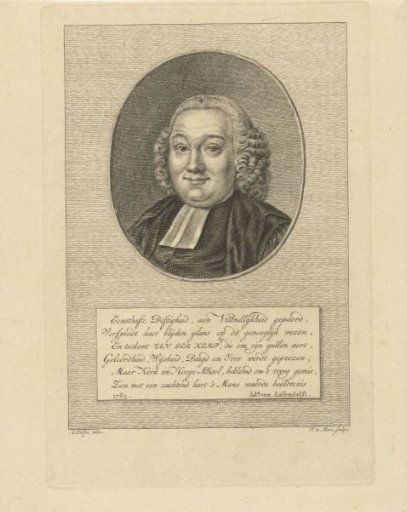 Portrait of Didericus van der Kemp
