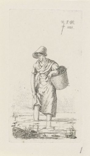 Wading woman