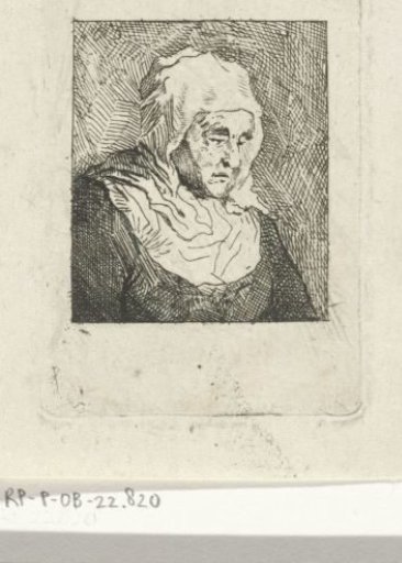 Bust of an old woman