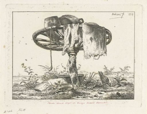 Wheel on a pole