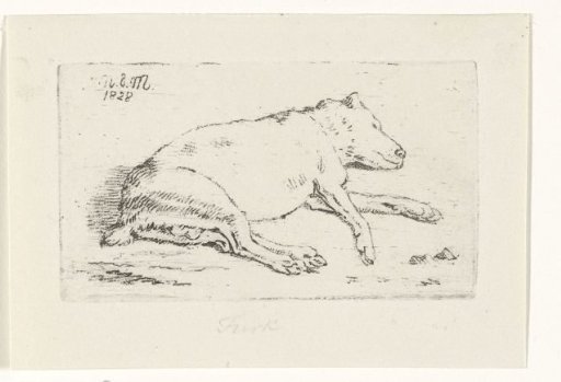 Reclining dog