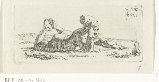 Reclining boy