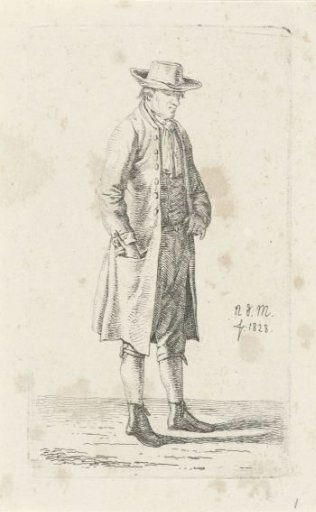 Man with hand in his coat pocket