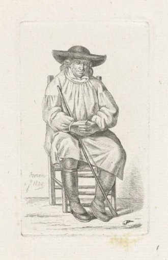 Seated man