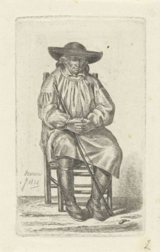 Seated man