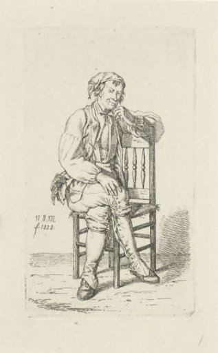 Man on a chair