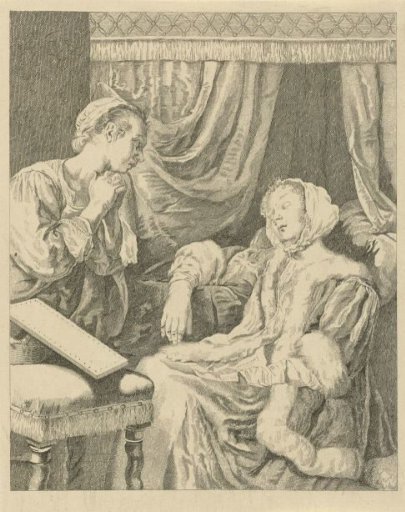 Woman in cat's eye