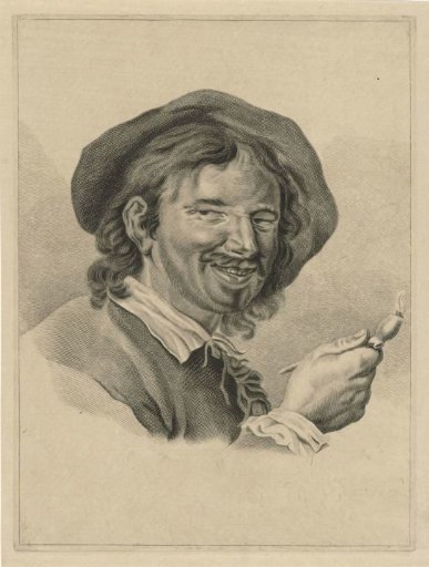 Smiling man with pipe
