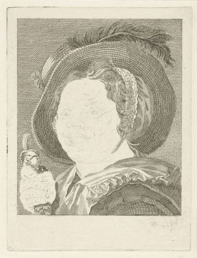 Smiling girl with a doll