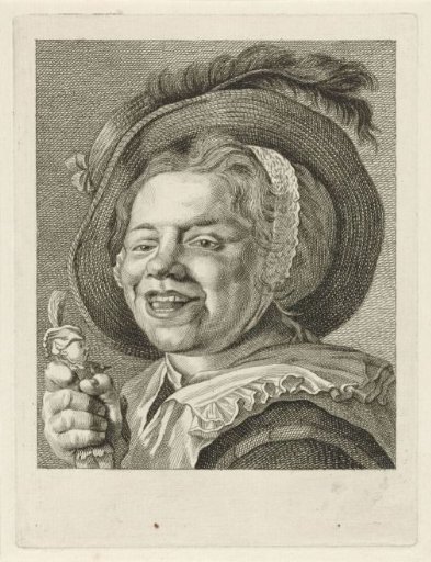 Smiling girl with a doll