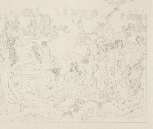 Last Judgment by Lucas van Leyden, lower half of the central panel