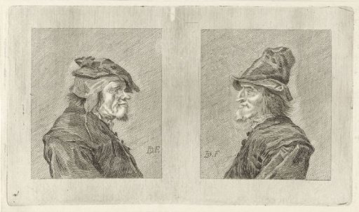 Two peasant heads