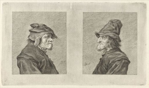 Two peasant heads