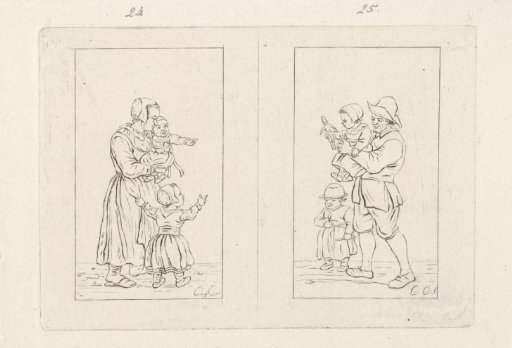 Two Representations of a Parent with Two Children