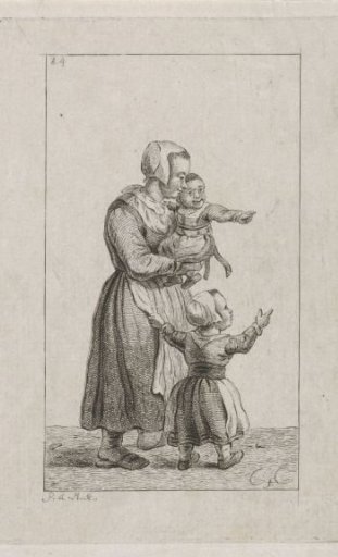 Mother with Two Children