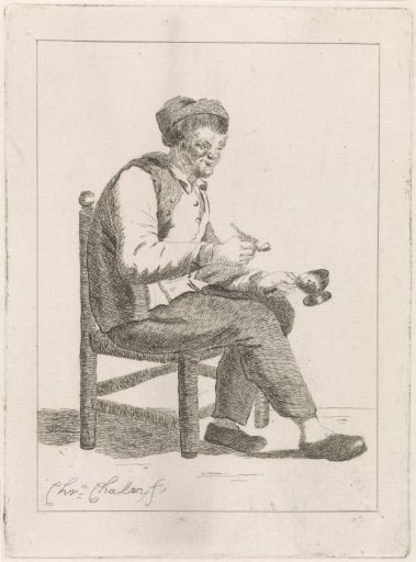 Seated pipe smoker