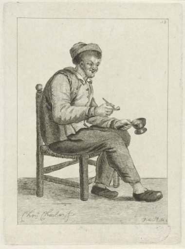 Seated pipe smoker