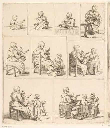 Nine Representations of Eating with a Spoon