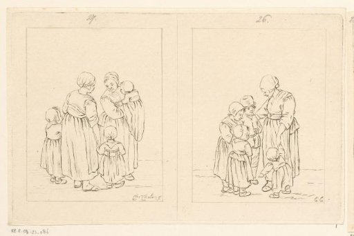 Two Representations of Children and Their Mother