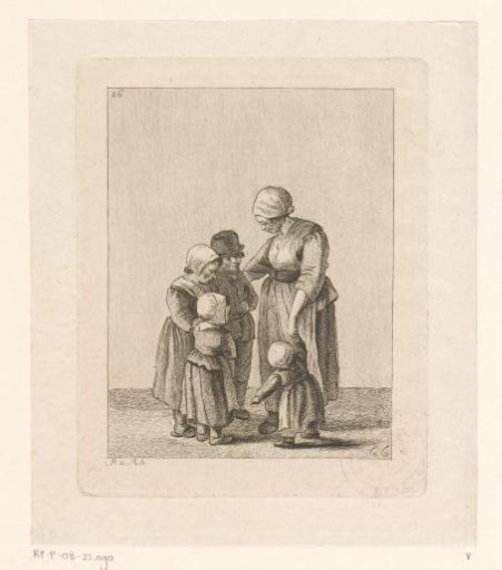 Mother with Four Children