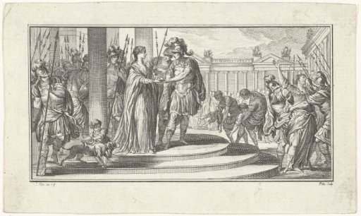 Scene from classical history