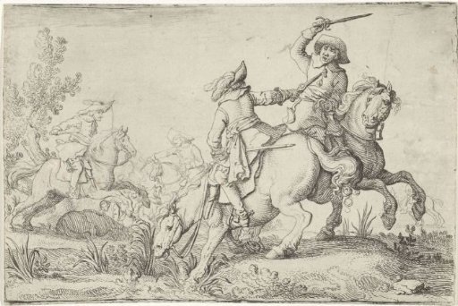 Fight between two riders