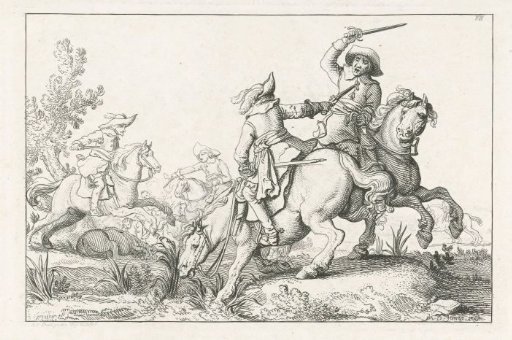 Fight between two riders