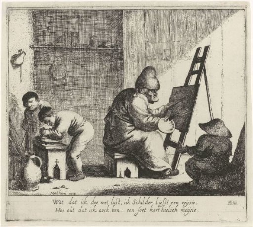 Painter in an Atelier