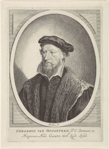 Portrait of Gerardus Amelisz. van Hoogeveen