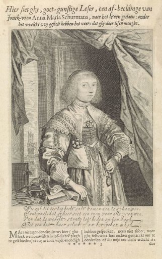 Portrait of Anna Maria van Schurman