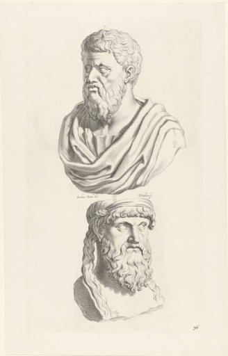 Busts of Plato and an Unknown Philosopher