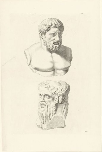 Busts of Hercules and a Satyr