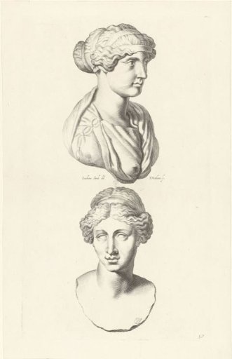 Two Portrait Busts of Roman Women