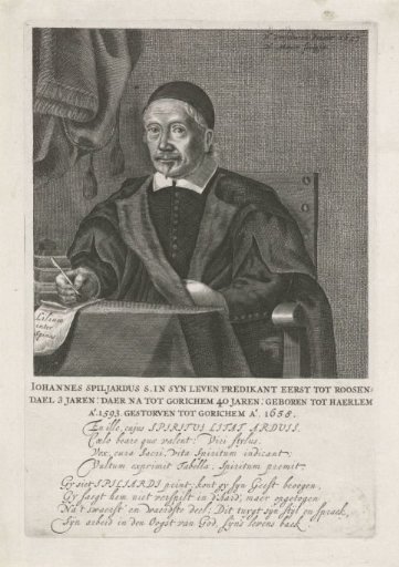 Portrait of Johannes Spiljardus