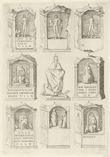 Altar stones for the goddess Nehalennia