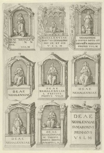 Altar stones for the goddess Nehalennia