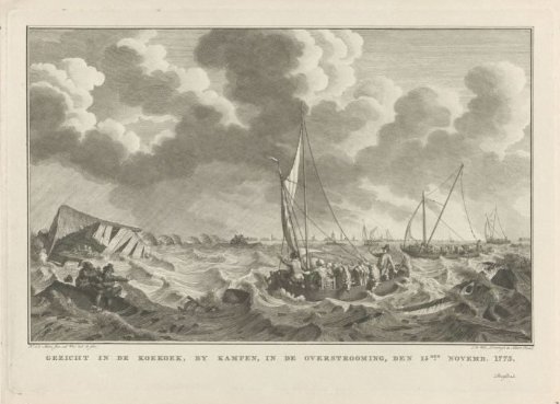 Flood at Kampen, 1775