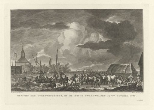 Flood at Hooge Zwaluwe, 1776