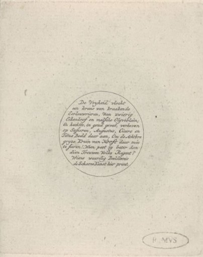Verses on Hendrik Hooft Danielsz.