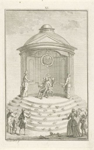 Decoration in the house of Captain P. Clockener in Amsterdam, 1766