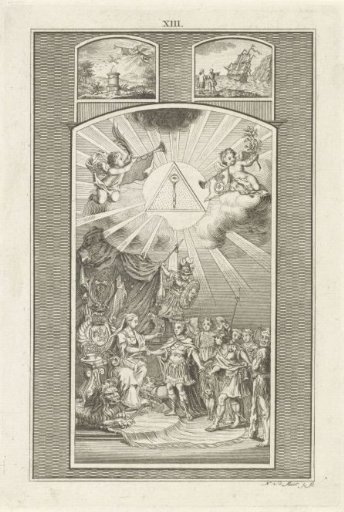 Decoration at the house of Mr. J. Bolten in Amsterdam, 1766